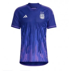 Maillot de foot Argentine Extérieur Monde 2022 Manches Courte